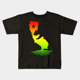 California Roots (Rasta surfer colors) Kids T-Shirt